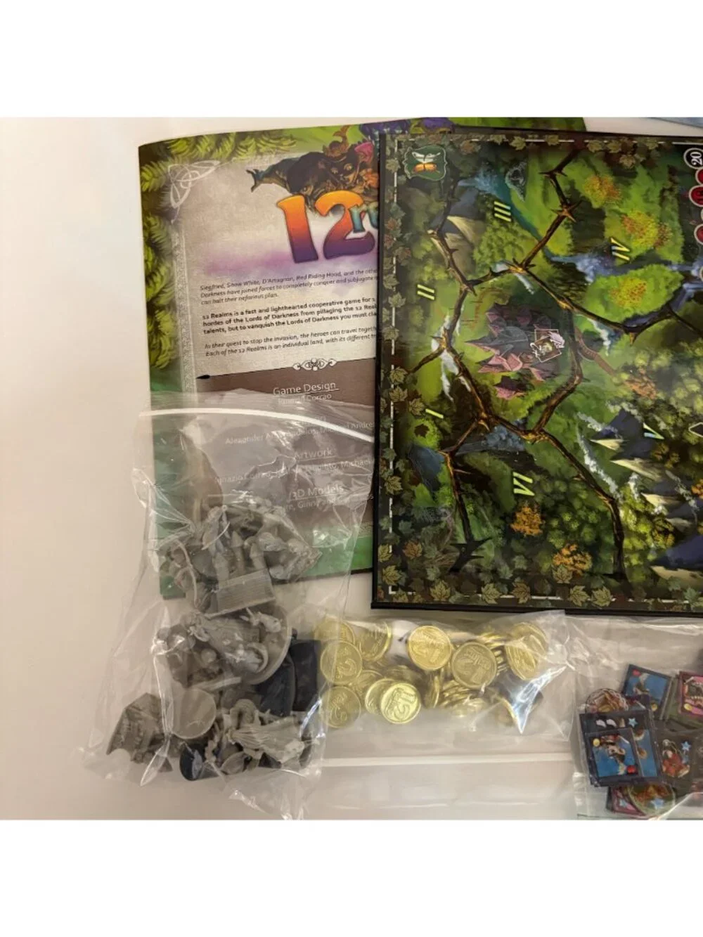12 Realms Board Game Mage Company Party Fantasy Adventure 1-6 Players Ages 11+